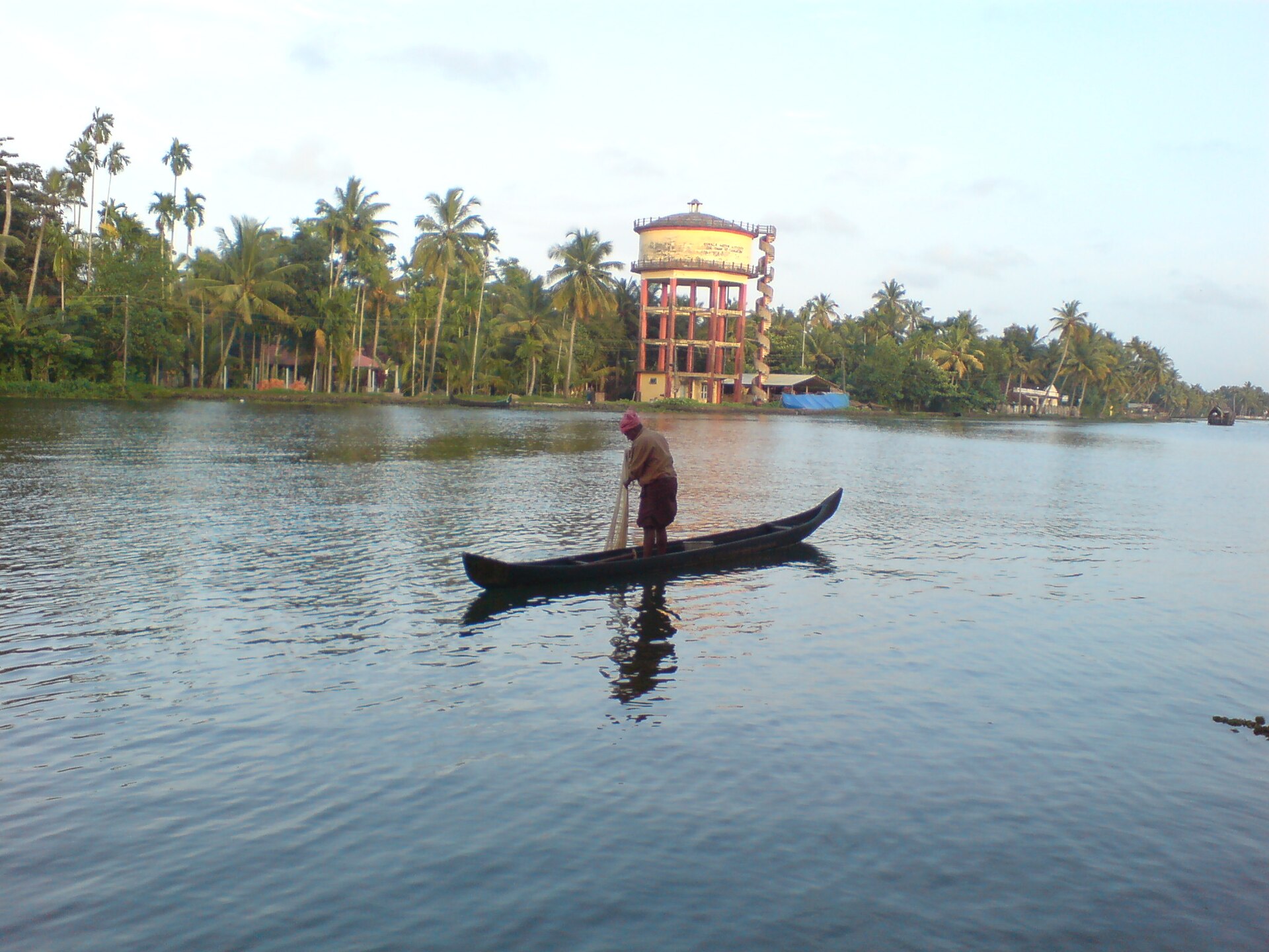 Kerala Backwater Fishing — photograph by Rahulbose