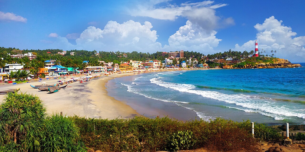 Kovalam beach trivandrum kerala — photograph by Georgeumartin