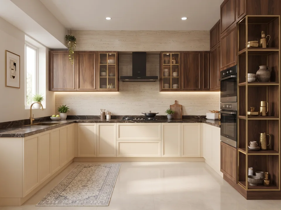 Contemporary Kitchen Collection completed design view 07