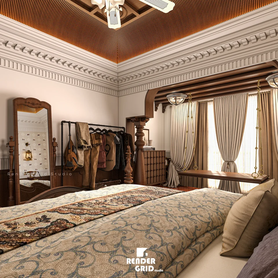 Heritage Bedroom Suite completed design view 02
