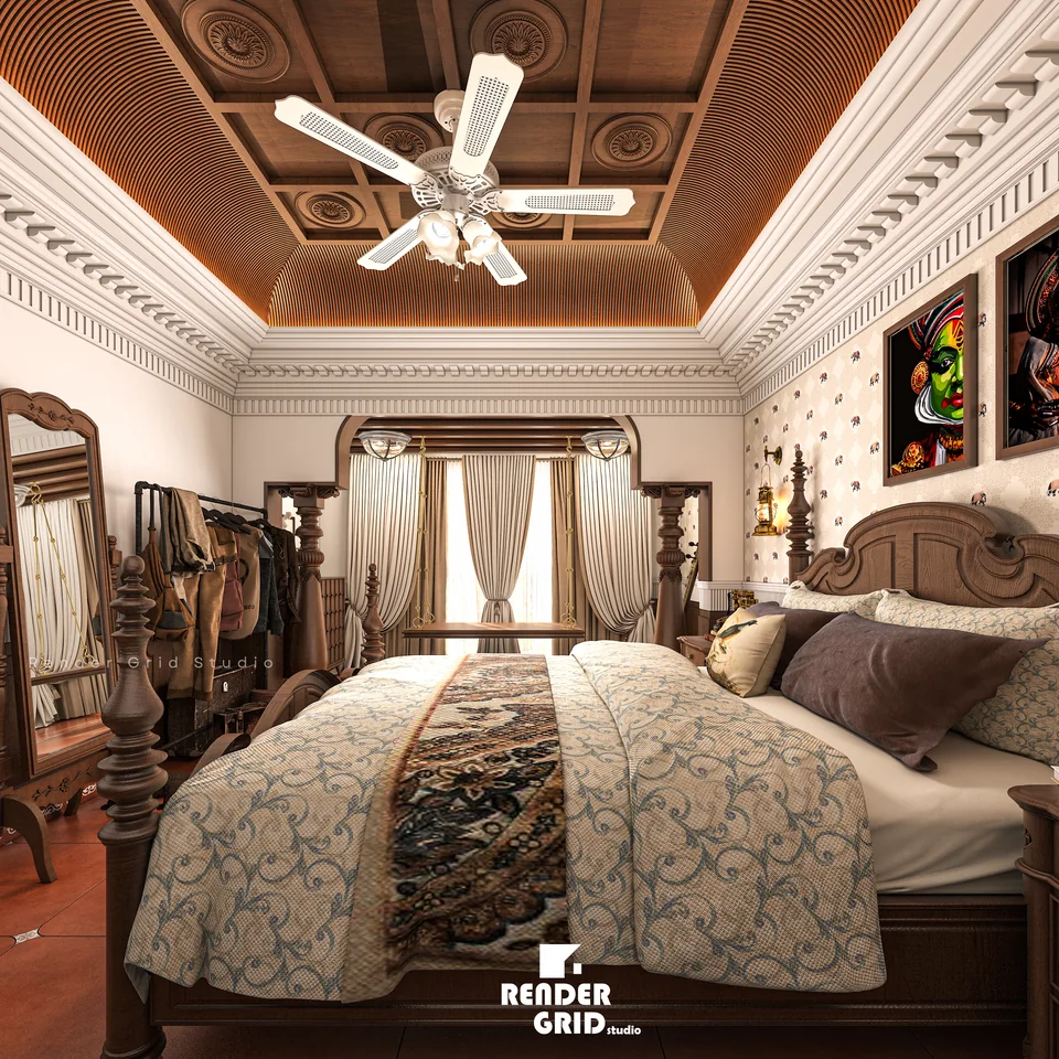 Heritage Bedroom Suite completed interior design