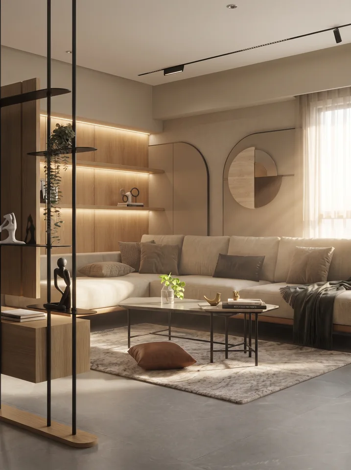 Layered Living & Media completed interior design