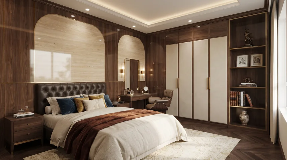 Walnut Open-Plan Residence completed design view 18